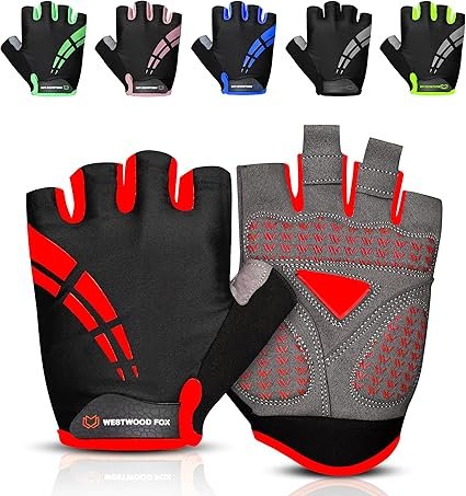 guantes de ciclismo verano transpirables acolchados para rutas en bicicleta