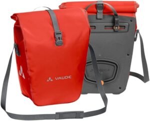 alforjas delanteras para bicicleta equilibrio y carga en cicloturismo